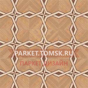 Художественный паркет Модули (мозайка) Дуб Селект, Клён, Орех, Венге